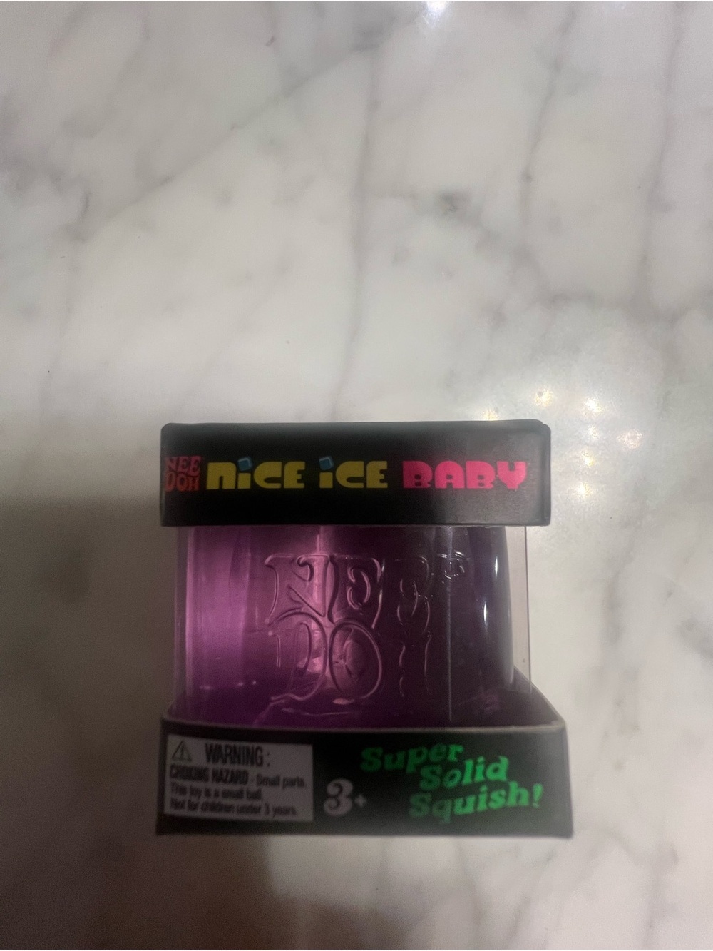Nee doh Nice Ice Baby Purple Squish Toy